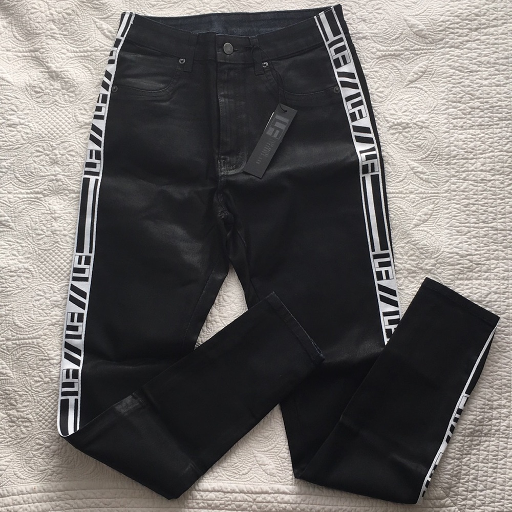 LF Jupiter skinny high rise stretch coated jeans Size 29 NWT $324